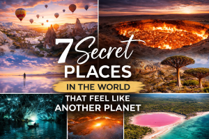 secret travel destinations unique landscapes around the world