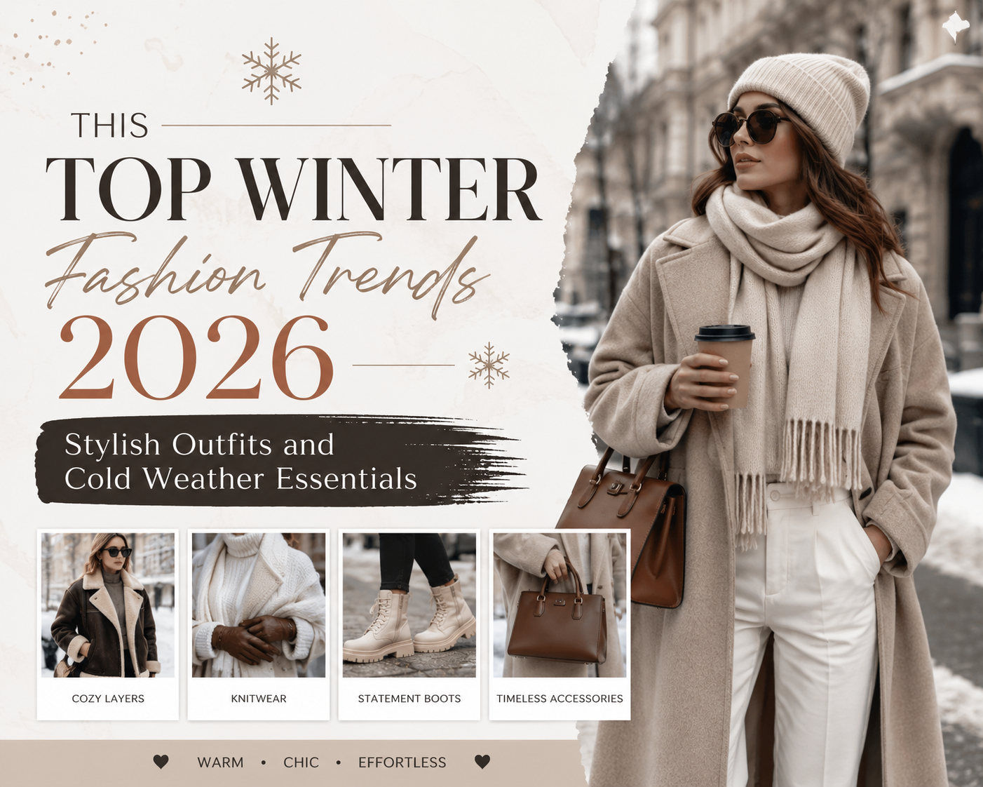 “Winter fashion trends 2026 with stylish coats boots and layered outfits”