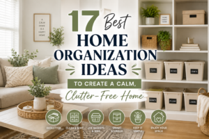17 best home organization ideas for a calm home